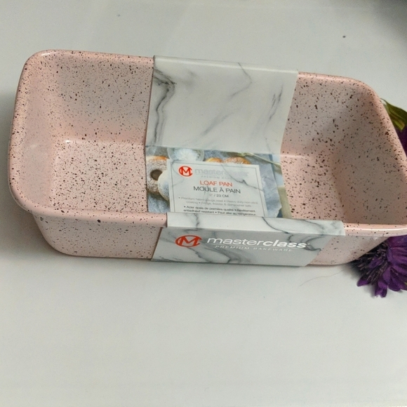 Masterclass Pink Loaf Pan 9" Speckled - Picture 1 of 6